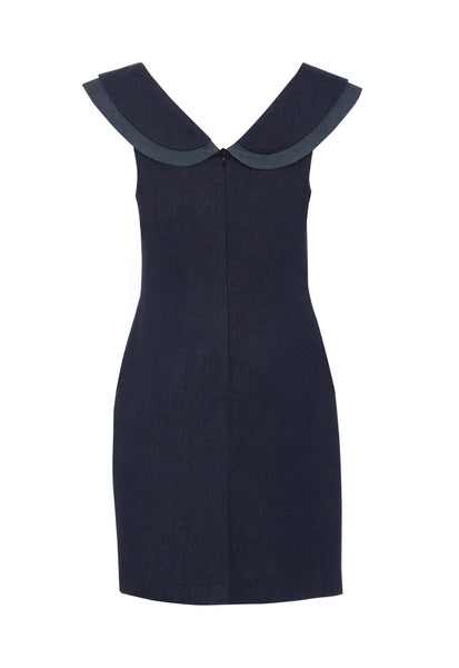 Outsider victory dress organic cotton denim with peace silk *Last one ...