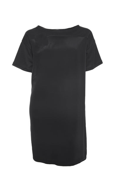 Outsider T-shirt dress with belt in black - Outsider Fashion